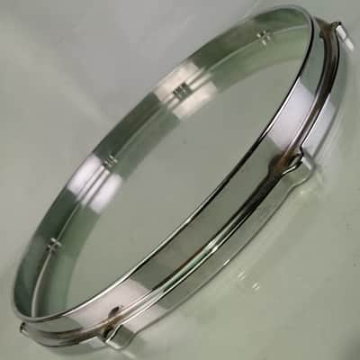 *Carlton 14" Snare Drum Resonant Side 8-Lug Die-Cast Rim/Hoop Chrome Vintage 60s image 3