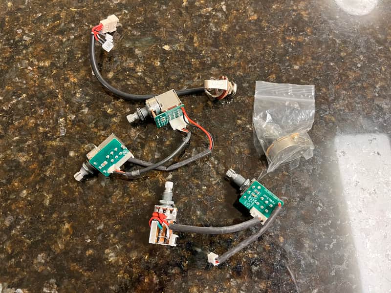 Epiphone Wiring harness push pull pots w/quick connect image 1