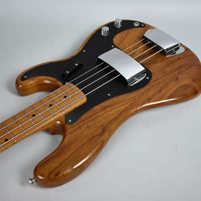 2017 Fender '58 Precision Bass Limited Edition Roasted Ash Electric Guitar OHSC image 7