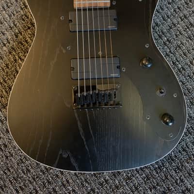 FGN Fujigen Iliad JIL72ASHDEG 2020 7-String Open Pore Black image 9