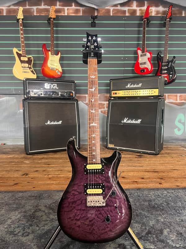 PRS SE Custom 24 Limited Edition Quilt Purple Burst 2013 | Reverb