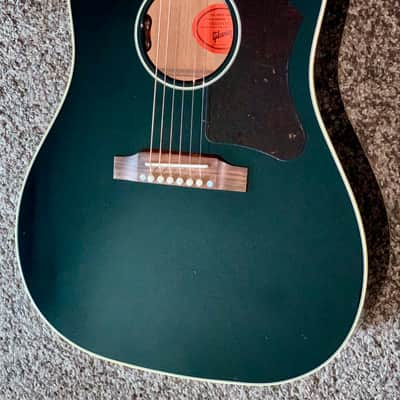 2022 Gibson 1950 S J45 Ebony Black acoustic electric guitar made in the usa ohsc image 3