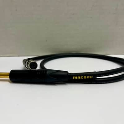 Mogami Gold BPSH TS Belt Pack Bodypack Guitar Instrument Transmitter Cable Straight 1/4" TS NEUTRIK Male Plug to Mini TA4F-Female 4-Pin Straight Connector for Shure Line 6 G50 G55 G90 Relay AKG Lock T1 UT1 SC1 BLX1 PG1 PGX1 GLXD1 QLXD1 SLX1 ULX1 Wireless image 2