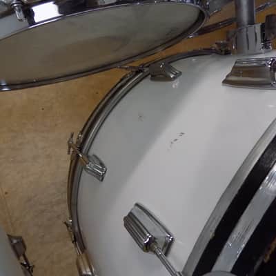 Rogers New England White 4 Piece Drum Kit 1970's image 8