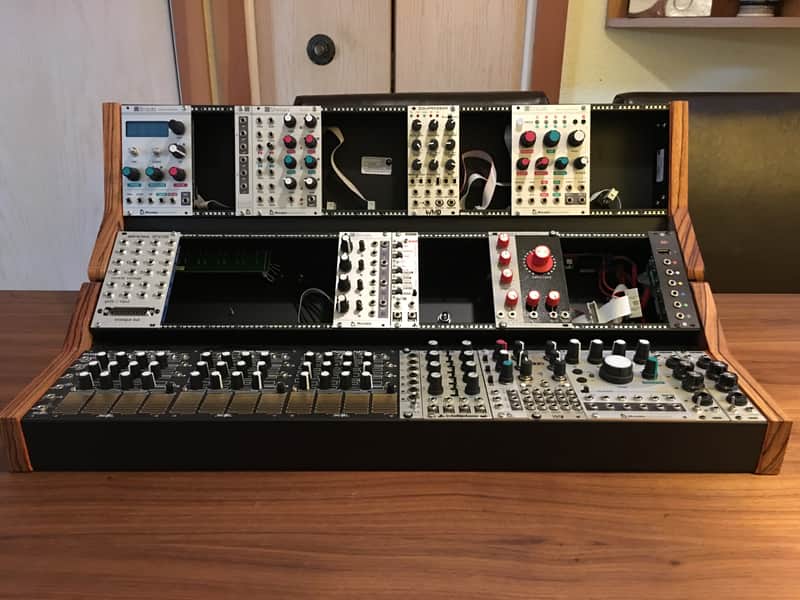 Frap Tools Uno 126 Eurorack modular synth case - Zebrawood image 1