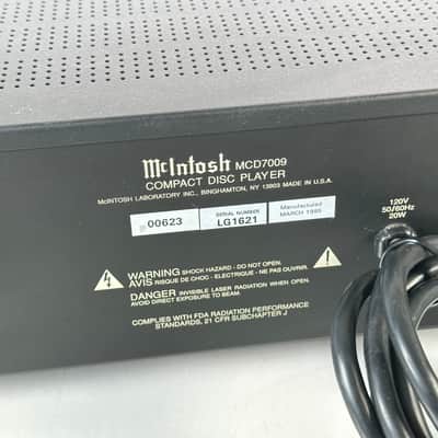 McIntosh MCD-7009 CD Player w/ Remote | Reverb