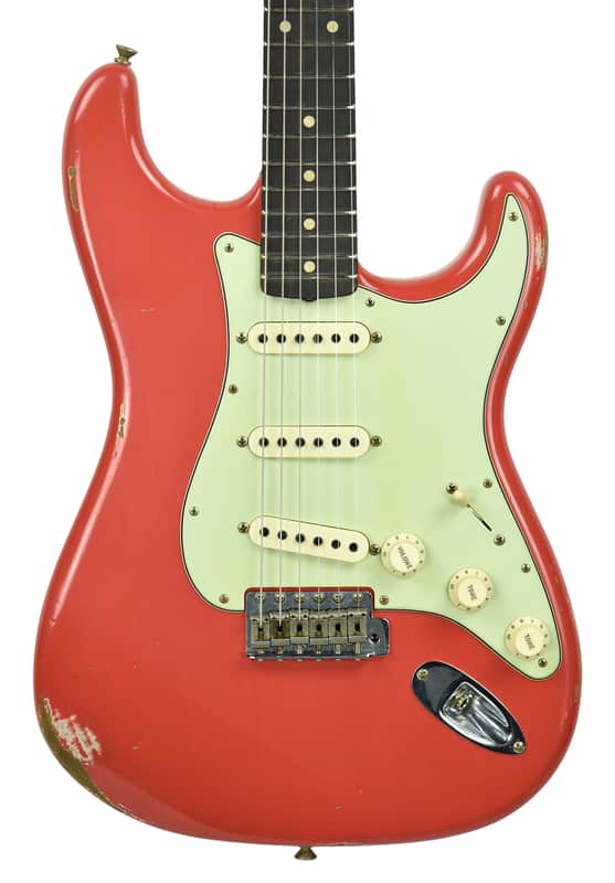 Fender Custom Shop 1961 Stratocaster Relic Fiesta Red image 1