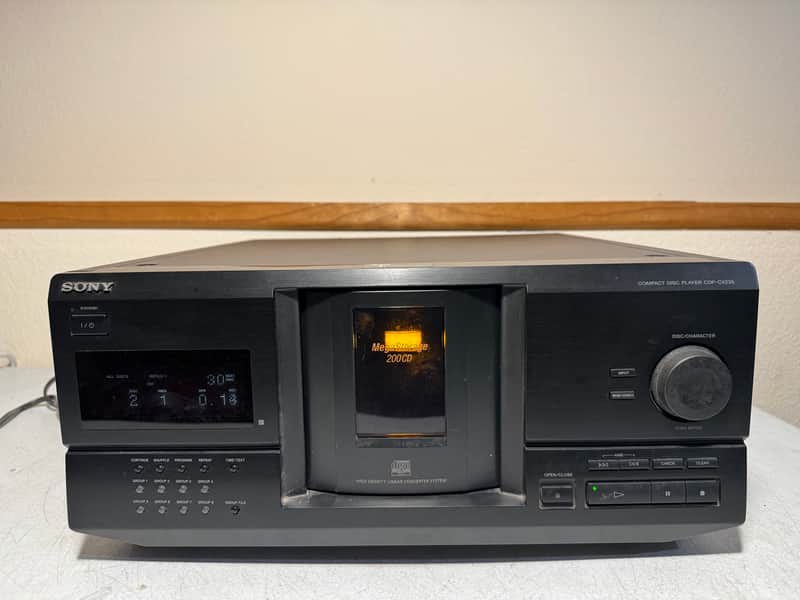 Sony CDP-CX235 CD Changer 200 Compact Disc Player HiFi Stereo | Reverb