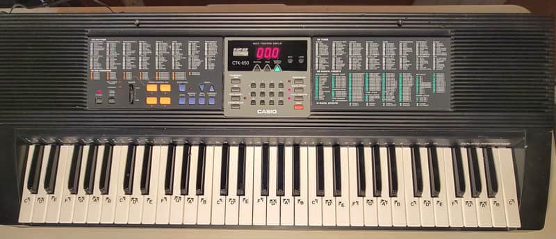 Casio CTK-650 full size 61 note touch sensitive keyboard