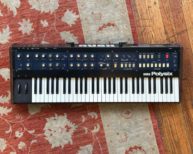 KORG PolySix Programmable 6 Voice Polyphonic Analogue Synthesizer image 1