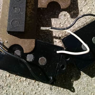 80's Fender Japan Precision Pickup-Brass Plate image 3