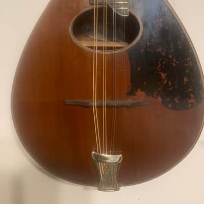 Wurlitzer mandolin 1919-1922 - natural mahogany image 2