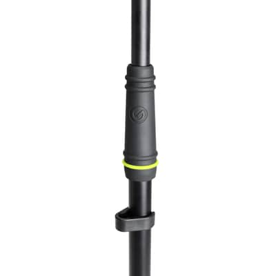 Gravity Stands MS 2321 B Black Round Base Microphone Stand w 2-Point Adjustment Boom image 6