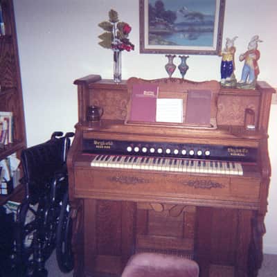 Seybold  Pump Organ Early 20th Cent Brown image 1