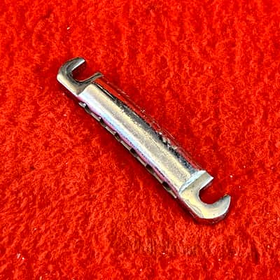 Gibson Les Paul Standard tailpiece c 1970 - Chrome original vintage USA SG L6S image 1