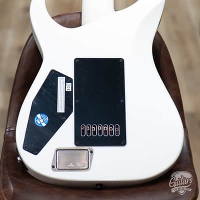 ESP E-II M-II 7B Baritone 7-String Evertune Guitar w/ Case – Pearl White (B-stock) image 7