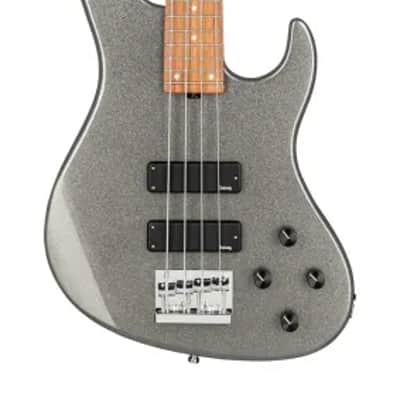 Sadowsky MetroExpress 24-Fret Modern Bass, Morado Fingerboard, 4-String - Solid Silver Metallic High Polish image 2