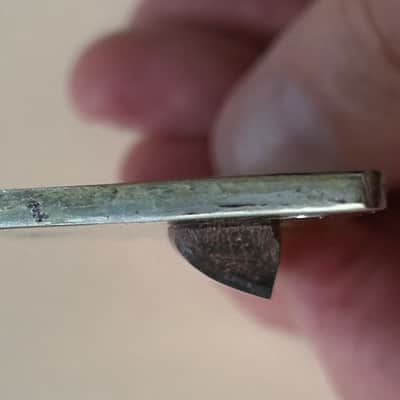 Danelectro Rosewood/ Nickel Plated Bridge Unit Vintage 1950-60’s - nickel top plated image 7