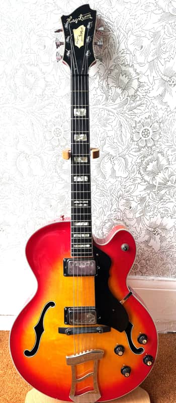 Hagstrom Jimmy (1976) - Cherry Sunburst, Excellent Condition, HSGFC, Free Worldwide Shipping ! image 1