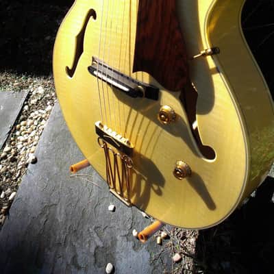 Yamaha AEX 1500 Archtop guitar *Blonde * MIJ * Martin Taylor Signature Model* Piezo image 2