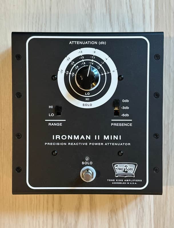 Tone King Ironman II Mini 30-Watt Precision Reactive Power Attenuator 2016 - Present - Black image 1