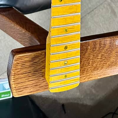 Warmoth 5A Flame Maple SRV Stratocaster Neck image 1