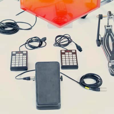 Simmons SDS5 / SDSV Modular Drum Synthesizer with Hi Hat Module + 7 Pads + MIDI in ATA Cases 1981 image 8