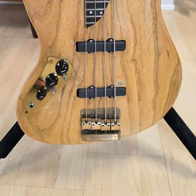 1981 Charvel Jazz Bass Custom Shop San Dimas DiMarzio Catalog Kahler USA LEFT HAND Natural Figured Ash American Vintage 80s 1980's 25 fret Rosewood 4-String J Pre-Fender era Precision Bartolini Pickups LH Lefty Handed Pre-Jackson PREPRO PRE-PRODUCTION image 9