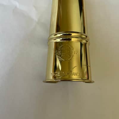 Vintage Selmer Paris Soprano Saxophone Ligature and Cap Set image 1