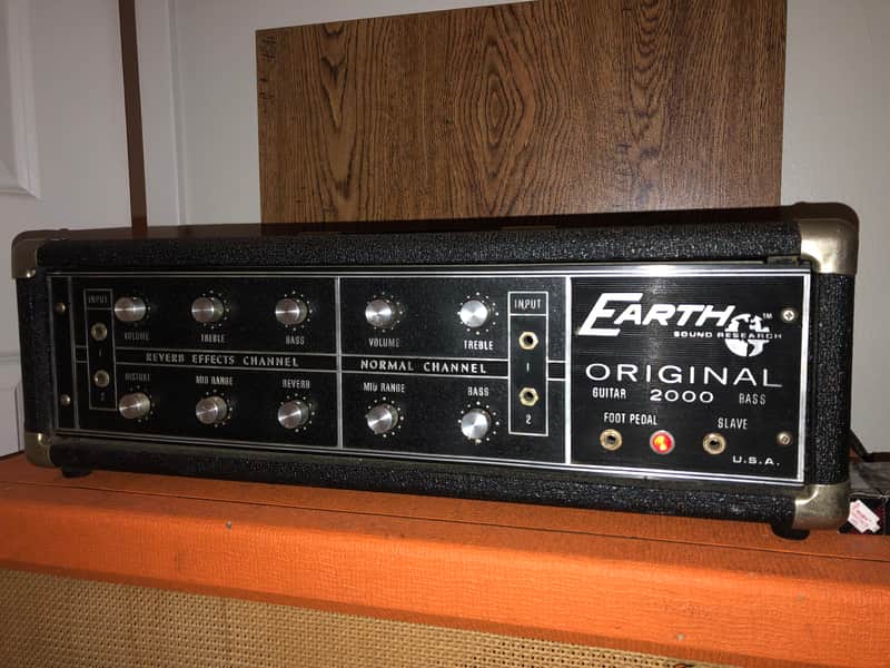 Earth Sound Research Original 2000 Guitar & Bass Amp 1970’s Black image 1