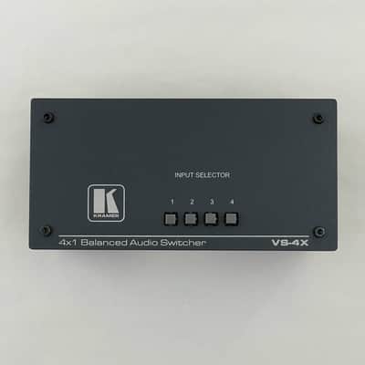 Kramer VS4X 4x1 Balanced Stereo Audio Mechanical Switcher image 1