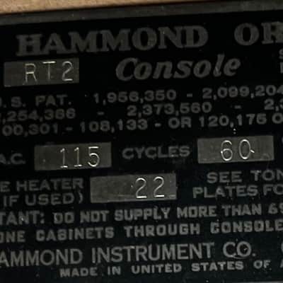 Immagine Hammond RT2 Series w/ Trek II Option ( Series 3 w/ Percussion ) Bench, Anvil case - 9