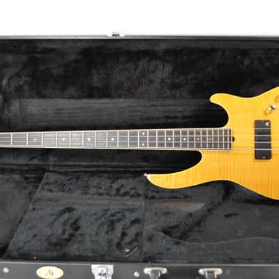 Brian Moore i4 i2000 2001 Natural 4 String Bass Neck-Thru w/OHSC image 15