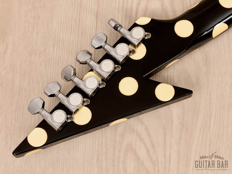 1993 Fernandes FV-105RR Randy Rhoads Flying V Polka Dot, Collector