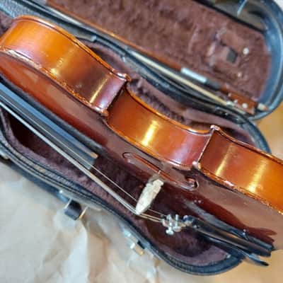 Suzuki Etude Knilling size 1/4 violin, Japan, Very Good Condition, w/ Case & Bow image 9