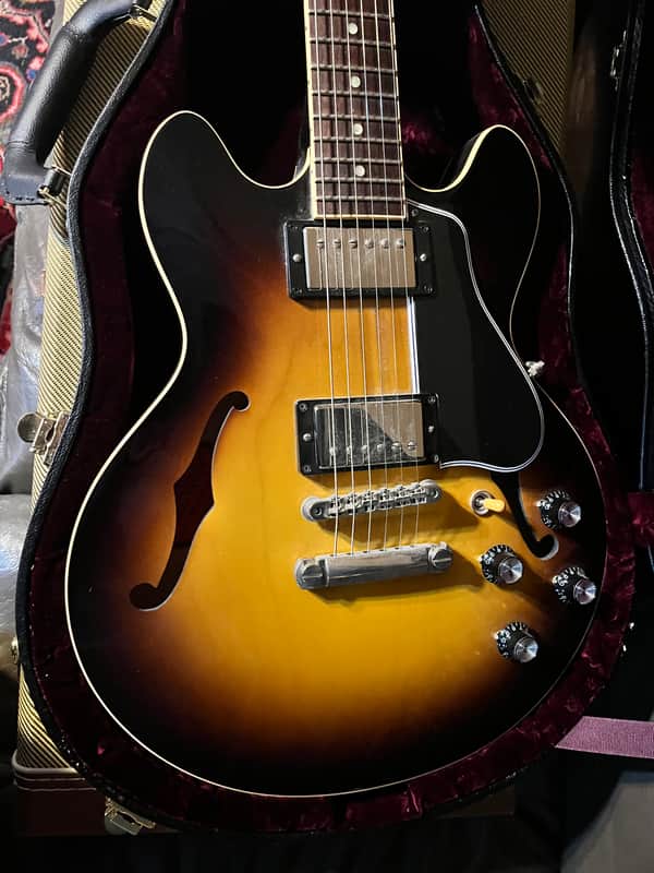 Gibson Custom Shop ES-339 fat neck 2012 - Antique Vintage Sunburst image 1