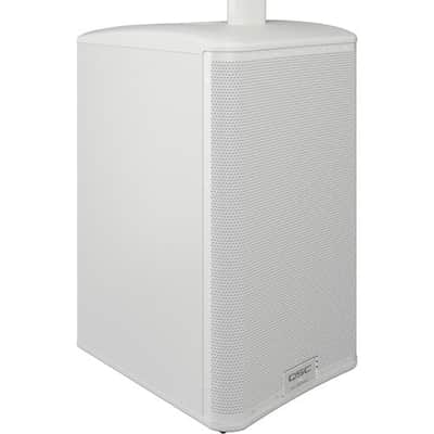 QSC KC12-WH Active 3-Way Column Loudspeaker System with Bluetooth (White) - 12in image 10