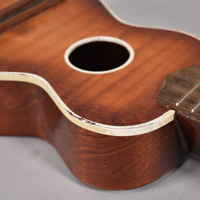 1950's Harmony Soprano Ukulele Sunburst Project For Repair image 9