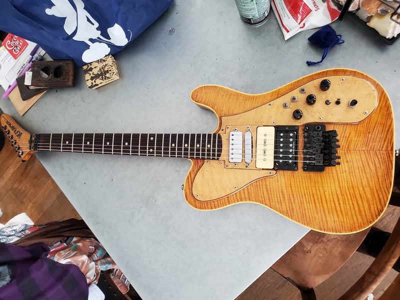 Kramer Telecaster Natural Flame Maple image 1