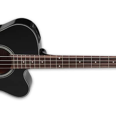 Takamine GB30CE-BLK G-Series Acoustic Electric Bass in Black Finish image 3