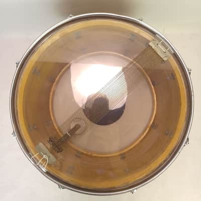 Ludwig 10x14"69 Gold Sparkle/Black Cortex Snare Drum Vintage Keystone 3Ply Maple image 7