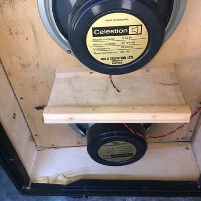 Marshall 2x 12 celestion 1975 checkerboard back 1975 - Black image 10