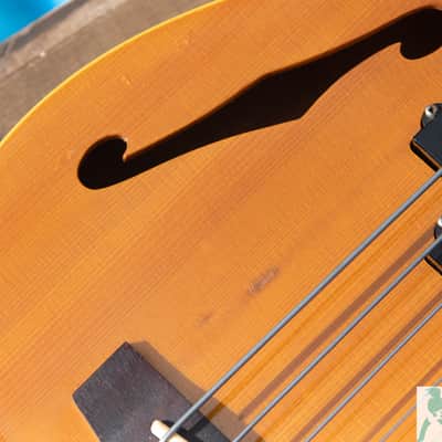 Rare 1991 Fender PBAC-100 FL - 7lbs 10 oz's! Fretless Electric Acoustic Bass - Nitro Vintage Lacquer - Made in Japan (Fuji-Gen) image 11
