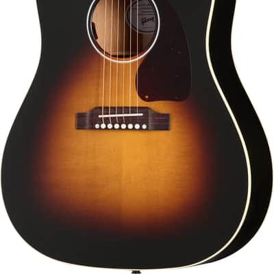 Gibson J-45 Special Dreadnought Acoustic-Electric Guitar, Solid Spruce Top, Satin Vintage Sunburst image 1