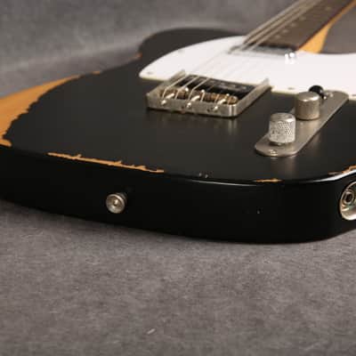 Vintage V62 ICON Electric Guitar - Distressed Black - 2nd Hand image 12