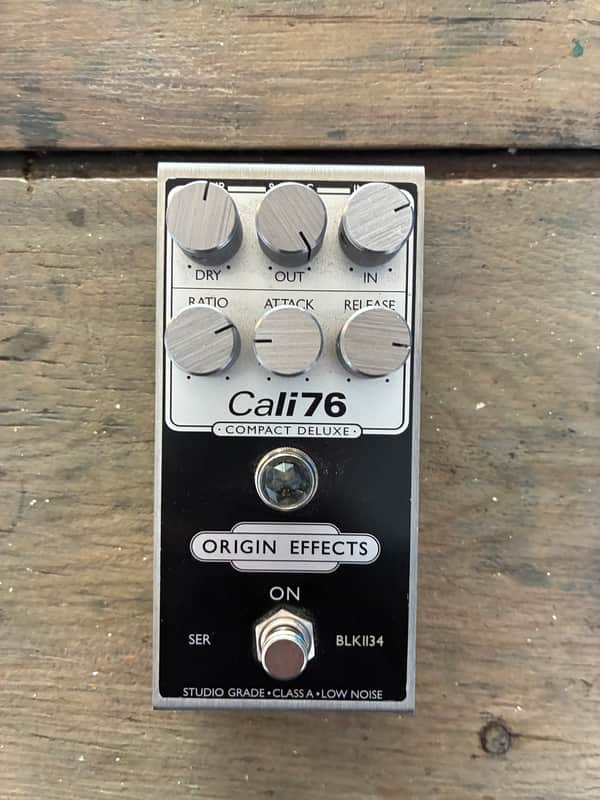 Origin Effects Cali76 Compact Deluxe Compressor Limited Edition - 10th Anniversary 2022 - Laser Engraved Silver image 1