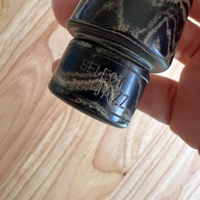 D’Addario  D5M Select Jazz Marble Alto Saxophone Mouthpiece & Rovner Ligature image 6