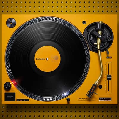Technics SL-1200 M7L 50th Anniversary Yellow Edition Direct Drive DJ Turntables image 2