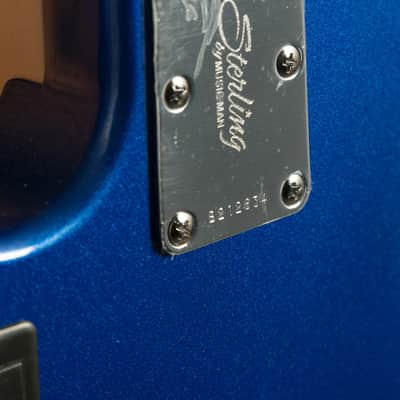 Sterling RAY5HH SUB Series StingRay 5 HH Bass - Cobra Blue image 8