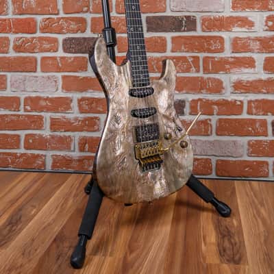 ESP Exhibition Limited Original Series Snapper CTM FR Sand Blasted Maziora Gold Leaf 2017 w/OHSC image 3